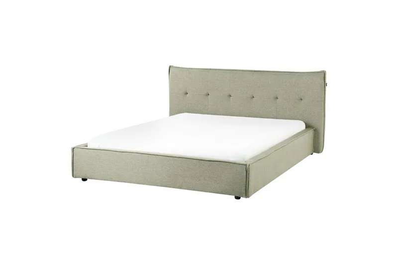 Sänky sälepohjalla Lestre - Vihreä, musta, 160x200 cm - Huonekalut - Sänky - Sänkykehikot & sängynrungot