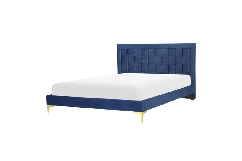 Sänky sälepohjalla Limoux - Sininen, 140x200 cm - Huonekalut - Sänky - Sänkykehikot & sängynrungot