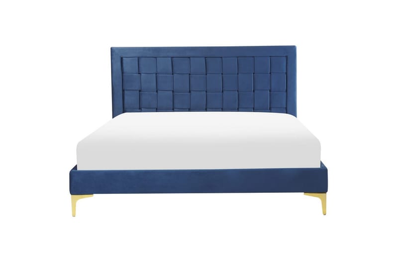 Sänky sälepohjalla Limoux - Sininen, 140x200 cm - Huonekalut - Sänky - Sänkykehikot & sängynrungot