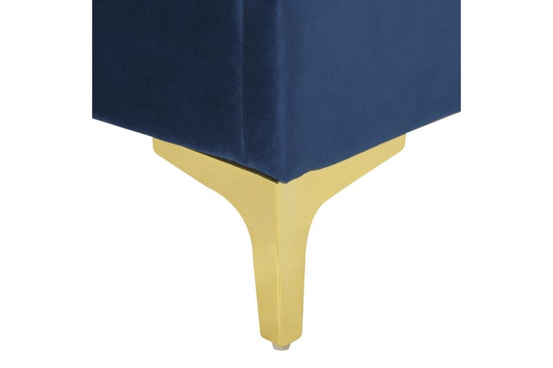 Sänky sälepohjalla Limoux - Sininen, 180x200 cm - Huonekalut - Sänky - Sänkykehikot & sängynrungot