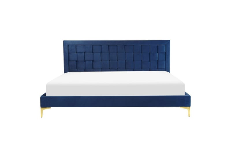 Sänky sälepohjalla Limoux - Sininen, 180x200 cm - Huonekalut - Sänky - Sänkykehikot & sängynrungot