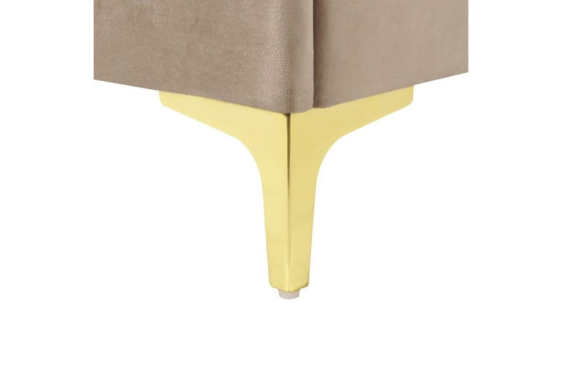 Sänky sälepohjalla Limoux - Taupe, 160x200 cm - Huonekalut - Sänky - Sänkykehikot & sängynrungot