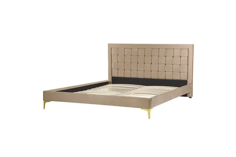 Sänky sälepohjalla Limoux, Taupe, 160x200 cm