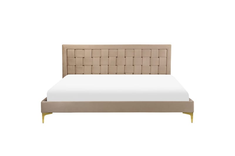 Sänky sälepohjalla Limoux - Taupe, 180x200 cm - Huonekalut - Sänky - Sänkykehikot & sängynrungot