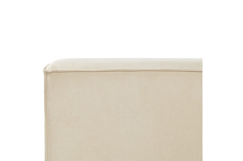 Sänky sälepohjalla Linards - Beige/manchesterkangas, Beige/Manchesterkangas, 180x200 cm - Huonekalut - Sänky - Sänkykehikot & sängynrungot