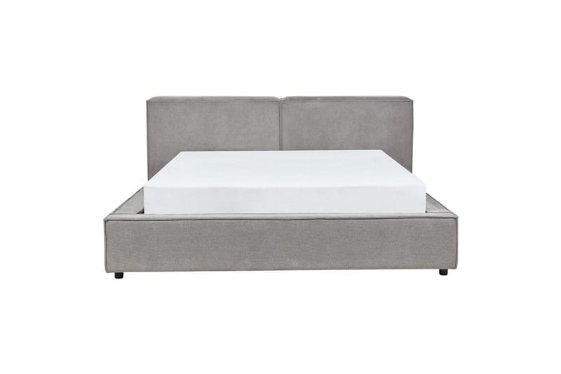 Sänky sälepohjalla Linards - Harmaa/Polyesteri, 160x200 cm - Huonekalut - Sänky - Sänkykehikot & sängynrungot