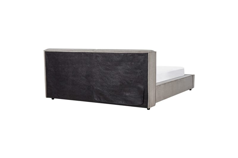 Sänky sälepohjalla Linards - Harmaa/Polyesteri, 160x200 cm - Huonekalut - Sänky - Sänkykehikot & sängynrungot