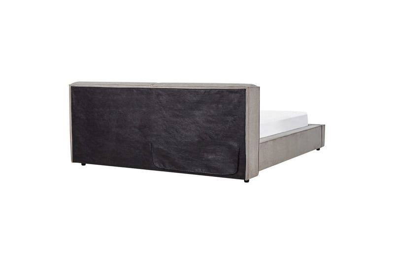 Sänky sälepohjalla Linards - Harmaa/Polyesteri, 180x200 cm - Huonekalut - Sänky - Sänkykehikot & sängynrungot