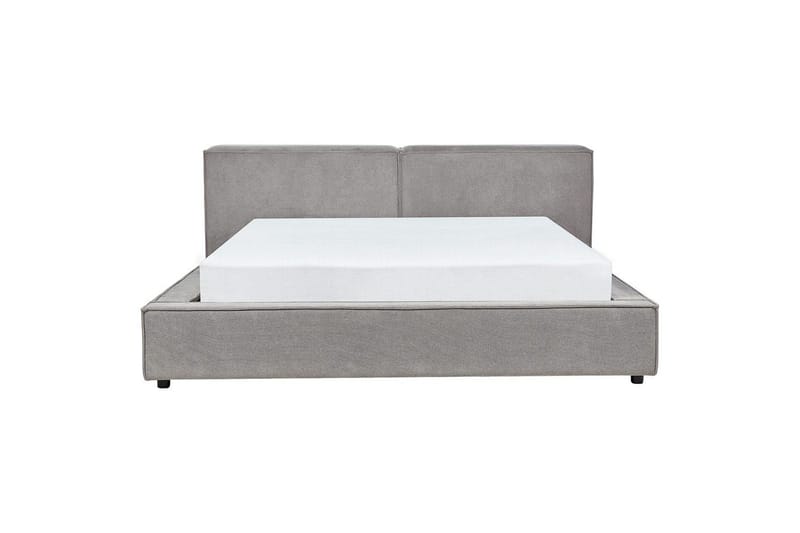 Sänky sälepohjalla Linards - Harmaa/Polyesteri, 180x200 cm - Huonekalut - Sänky - Sänkykehikot & sängynrungot