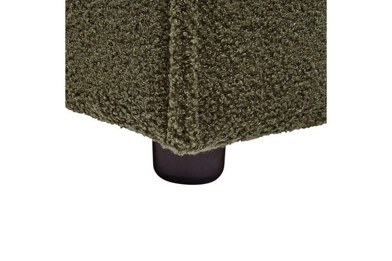 Sänky sälepohjalla Linards - Vihreä/Bouclé, 160x200 cm - Huonekalut - Sänky - Sänkykehikot & sängynrungot