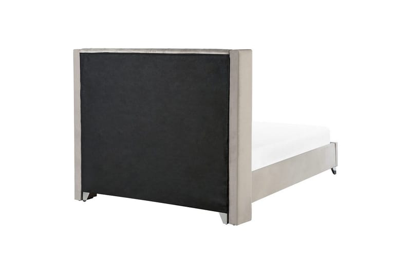 Sänky sälepohjalla Lubbon - Vaaleanharmaa, hopea, Vaaleanharmaa, Hopea, 180x200 cm - Huonekalut - Sänky - Sänkykehikot & sängynrungot