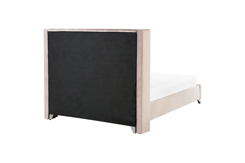 Sänky sälepohjalla Lubbon - Vaaleanpunainen, Hopea, Vaaleanpunainen, hopea, Rosa, Hopea, 180x200 cm - Huonekalut - Sänky - Sänkykehikot & sängynrungot