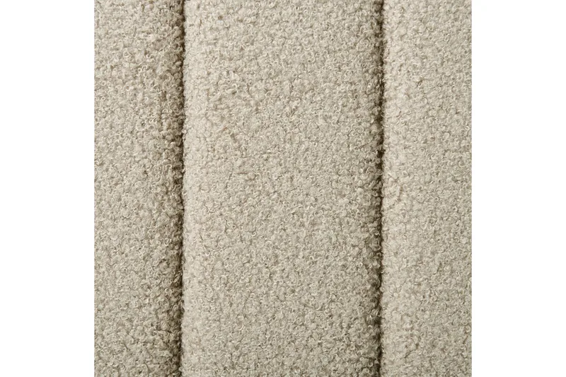 Sänky sälepohjalla Lunan - Beige, musta/Bouclé, 140x200 cm - Huonekalut - Sänky - Sänkykehikot & sängynrungot