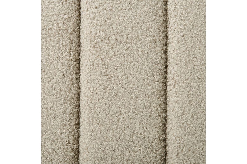 Sänky sälepohjalla Lunan - Beige, musta/Bouclé, 160x200 cm - Huonekalut - Sänky - Sänkykehikot & sängynrungot