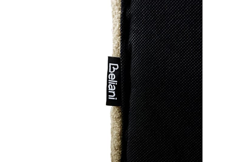 Sänky sälepohjalla Lunan - Taupe, musta/Bouclé, 140x200 cm - Huonekalut - Sänky - Sänkykehikot & sängynrungot