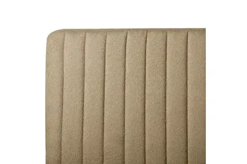 Sänky sälepohjalla Lunan - Taupe, musta/Bouclé, 160x200 cm - Huonekalut - Sänky - Sänkykehikot & sängynrungot