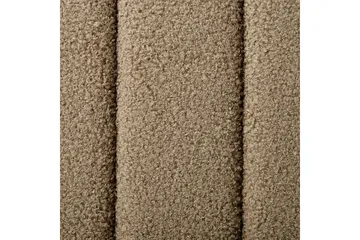 Sänky sälepohjalla Lunan - Taupe, musta/Bouclé, 160x200 cm - Huonekalut - Sänky - Sänkykehikot & sängynrungot