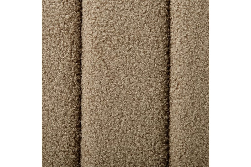 Sänky sälepohjalla Lunan - Taupe, musta/Bouclé, 160x200 cm - Huonekalut - Sänky - Sänkykehikot & sängynrungot