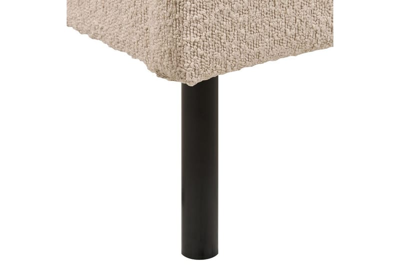 Sänky sälepohjalla Margut - Beige/bouclé, Beige/Bouclé, 180x200 cm - Huonekalut - Sänky - Sänkykehikot & sängynrungot