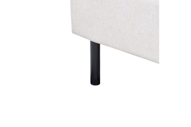 Sänky sälepohjalla Margut - Beige/polyesteri, Beige/Polyesteri, 160x200 cm - Huonekalut - Sänky - Sänkykehikot & sängynrungot