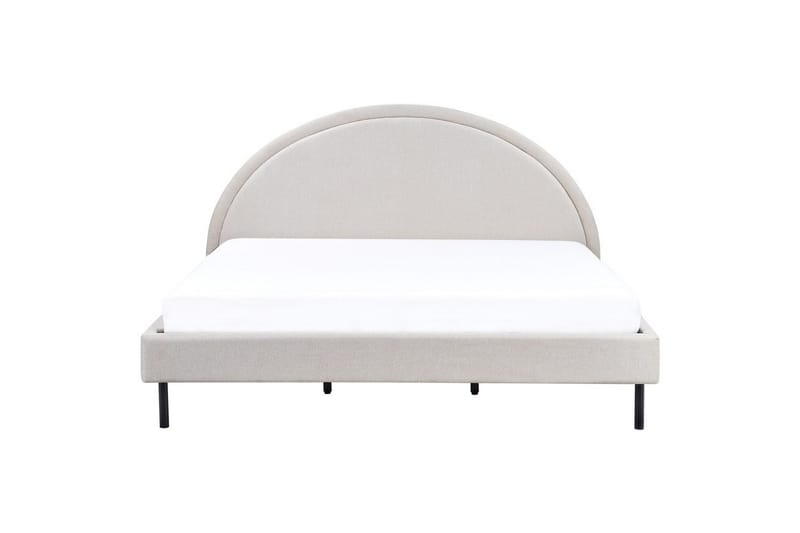 Sänky sälepohjalla Margut - Beige/polyesteri, Beige/Polyesteri, 180x200 cm - Huonekalut - Sänky - Sänkykehikot & sängynrungot