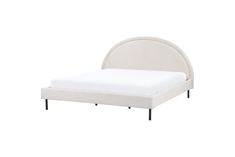 Sänky sälepohjalla Margut, Beige/polyesteri, Beige/Polyesteri, 180x200 cm