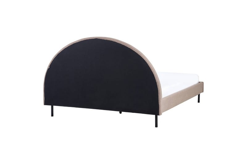 Sänky sälepohjalla Margut - Taupe/Bouclé, Taupe/bouclé, 160x200 cm - Huonekalut - Sänky - Sänkykehikot & sängynrungot