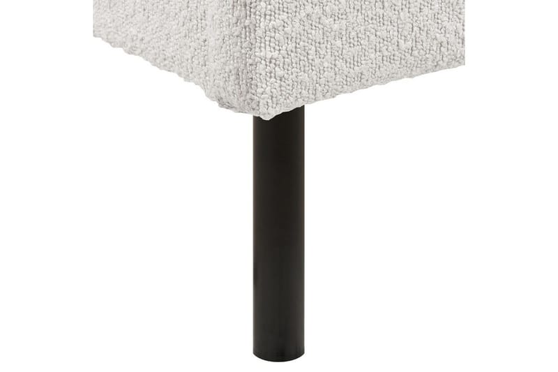 Sänky sälepohjalla Margut - Valkoinen/Bouclé, 160x200 cm - Huonekalut - Sänky - Sänkykehikot & sängynrungot