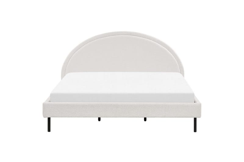 Sänky sälepohjalla Margut - Valkoinen/Bouclé, 180x200 cm - Huonekalut - Sänky - Sänkykehikot & sängynrungot