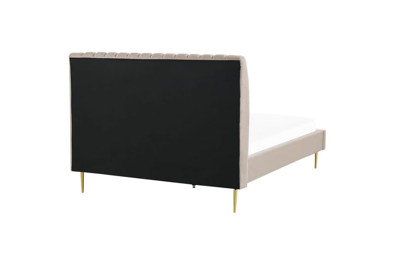 Sänky sälepohjalla Marville - Beige, kulta, 160x200 cm - Huonekalut - Sänky - Sänkykehikot & sängynrungot