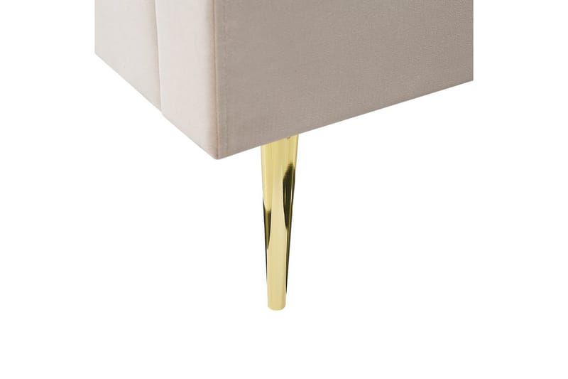 Sänky sälepohjalla Marville - Beige, kulta, 180x200 cm - Huonekalut - Sänky - Sänkykehikot & sängynrungot