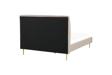 Sänky sälepohjalla Marville - Beige, kulta, 180x200 cm - Huonekalut - Sänky - Sänkykehikot & sängynrungot