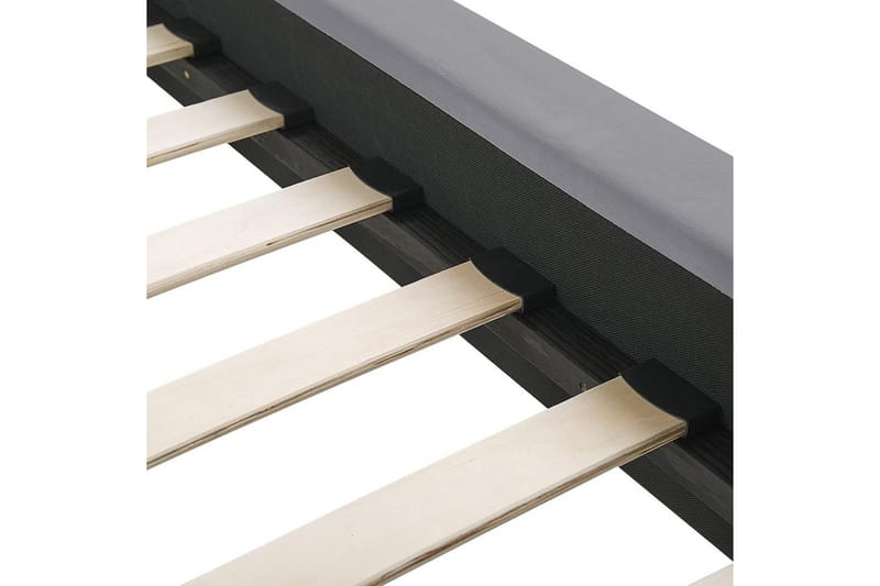 Sänky sälepohjalla Marville - Harmaa, Kulta, Harmaa, kulta, 140x200 cm - Huonekalut - Sänky - Sänkykehikot & sängynrungot