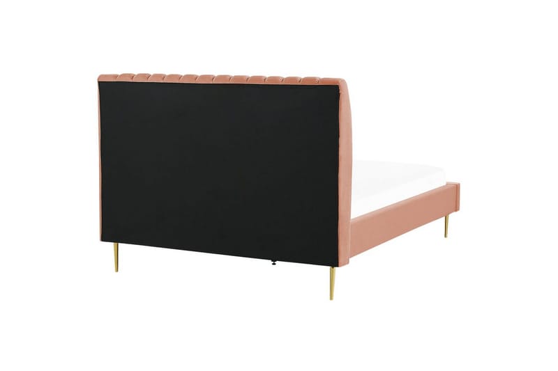 Sänky sälepohjalla Marville - Rosa, Kulta, 140x200 cm - Huonekalut - Sänky - Sänkykehikot & sängynrungot