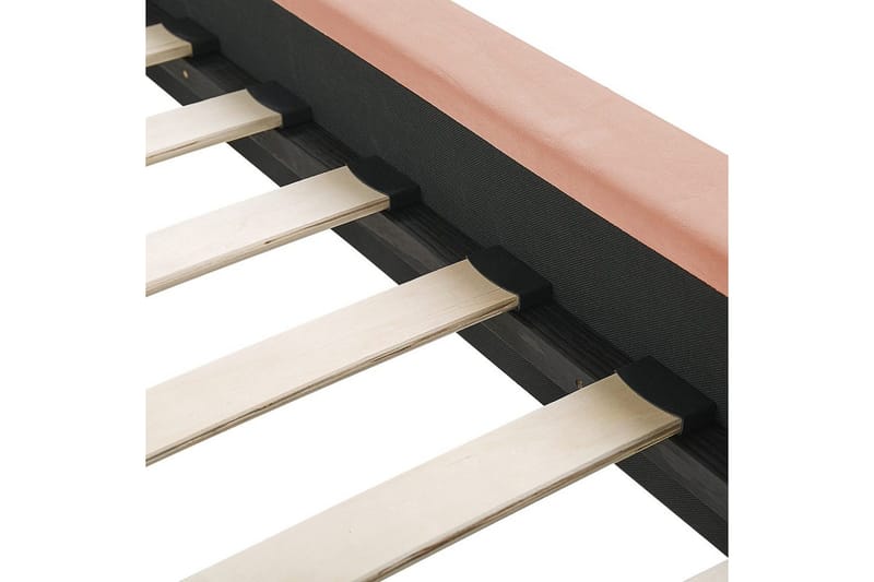 Sänky sälepohjalla Marville - Rosa, Kulta, 140x200 cm - Huonekalut - Sänky - Sänkykehikot & sängynrungot