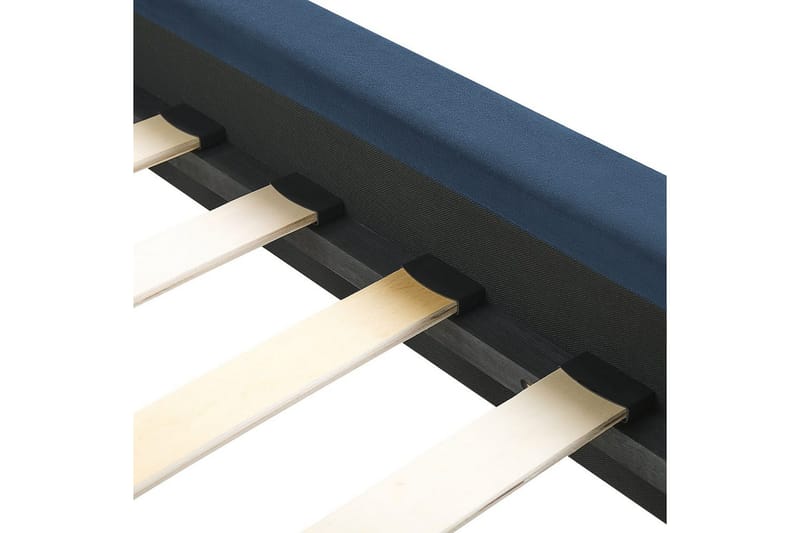 Sänky sälepohjalla Marville - Sininen, Kulta, Sininen, kulta, 140x200 cm - Huonekalut - Sänky - Sänkykehikot & sängynrungot