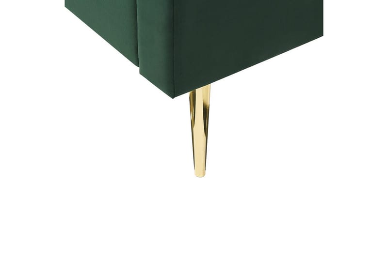 Sänky sälepohjalla Marville - Vihreä, kulta, 140x200 cm - Huonekalut - Sänky - Sänkykehikot & sängynrungot