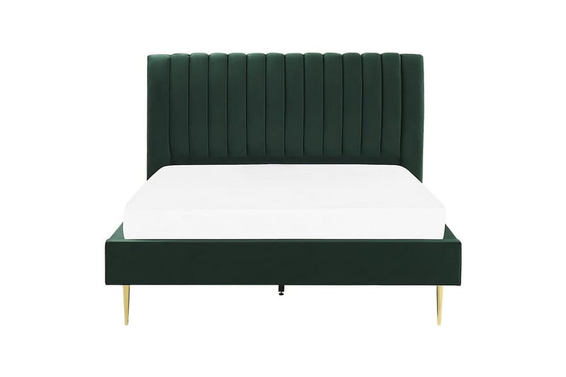 Sänky sälepohjalla Marville - Vihreä, kulta, 180x200 cm - Huonekalut - Sänky - Sänkykehikot & sängynrungot