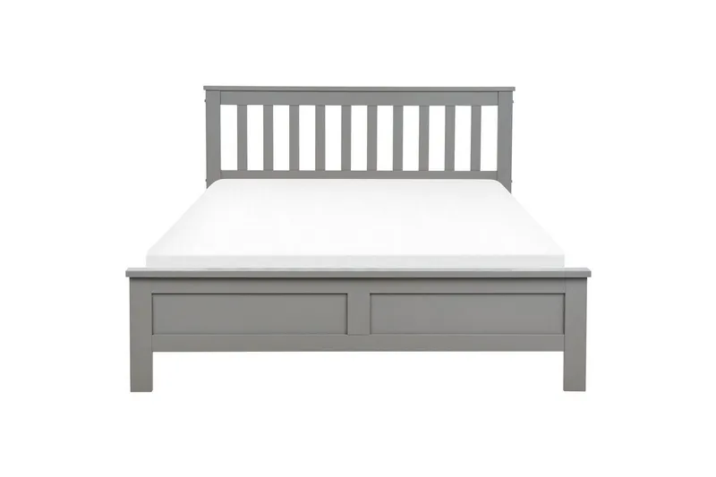 Sänky sälepohjalla Mayenne - Harmaa, 140x200 cm - Huonekalut - Sänky - Sänkykehikot & sängynrungot