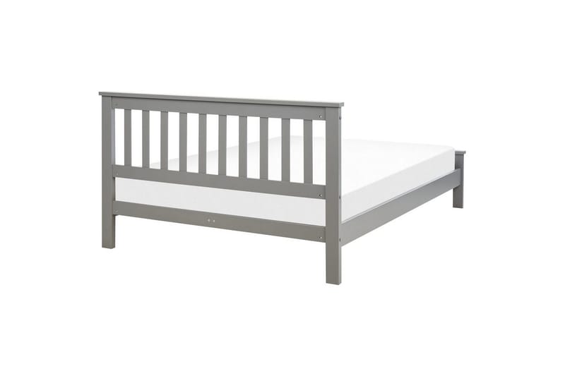 Sänky sälepohjalla Mayenne - Harmaa, 140x200 cm - Huonekalut - Sänky - Sänkykehikot & sängynrungot