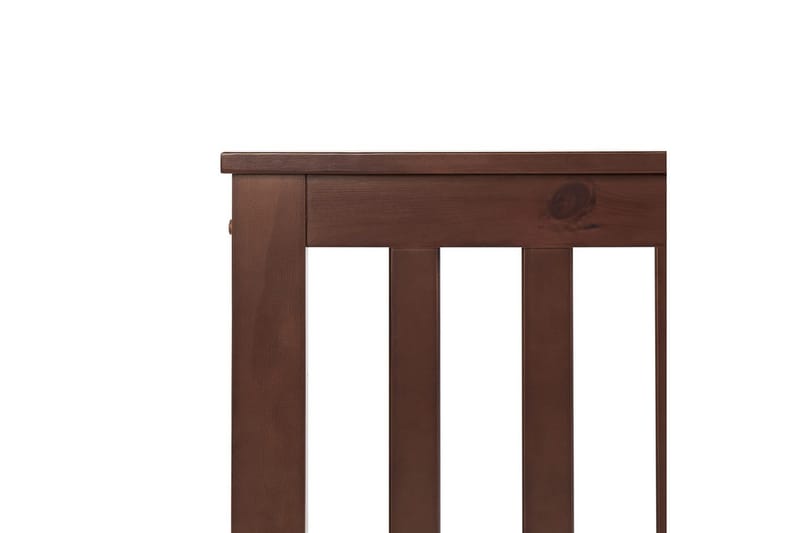 Sänky sälepohjalla Mayenne - Tumma puu, 180x200 cm - Huonekalut - Sänky - Sänkykehikot & sängynrungot