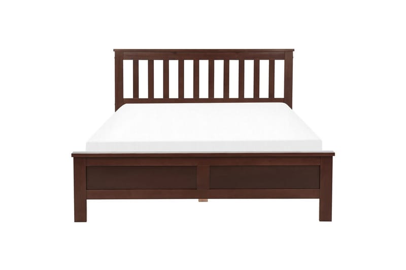 Sänky sälepohjalla Mayenne - Tumma puu, 140x200 cm - Huonekalut - Sänky - Sänkykehikot & sängynrungot