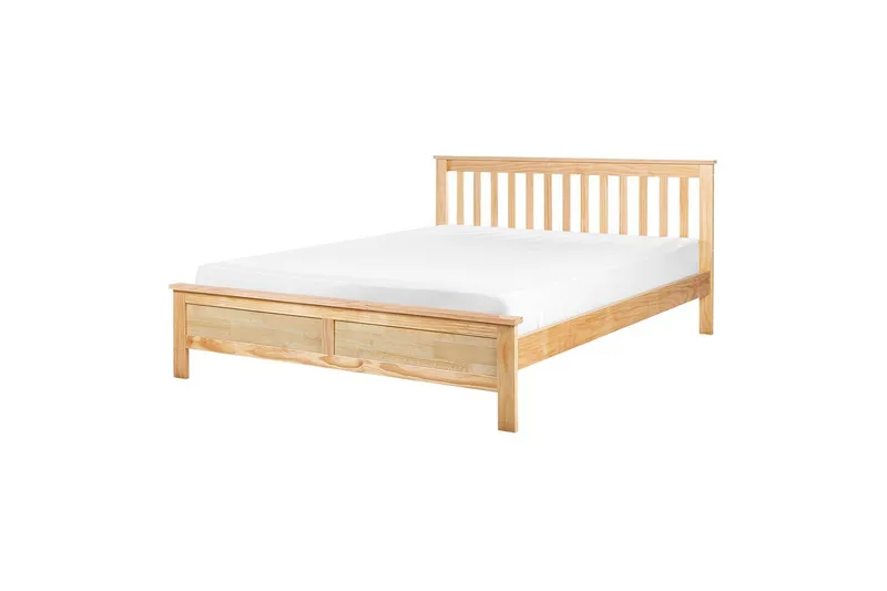 Sänky sälepohjalla Mayenne, Vaalea puu, 140x200 cm