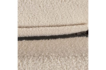 Sänky sälepohjalla Melle - Beige/bouclé, Beige/Bouclé, 140x200 cm - Huonekalut - Sänky - Sänkykehikot & sängynrungot