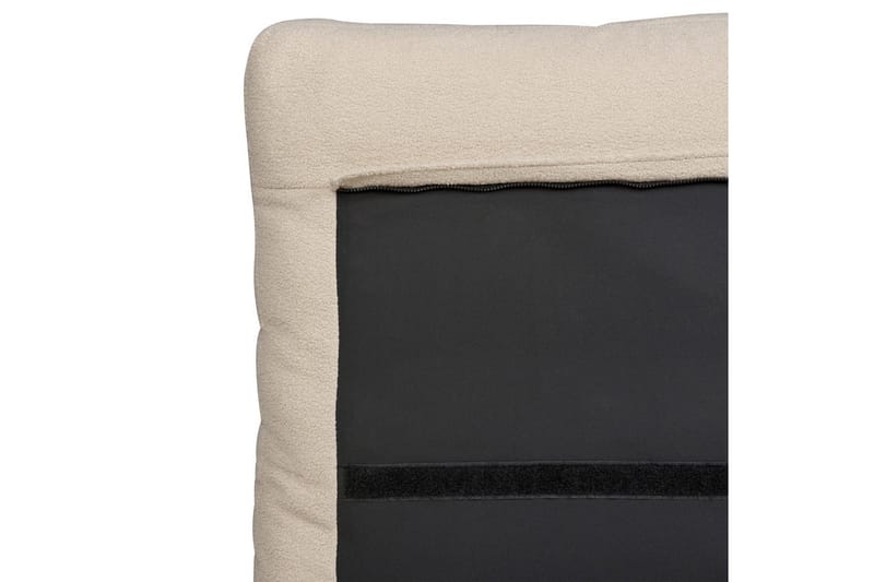 Sänky sälepohjalla Melle - Beige/bouclé, Beige/Bouclé, 160x200 cm - Huonekalut - Sänky - Sänkykehikot & sängynrungot