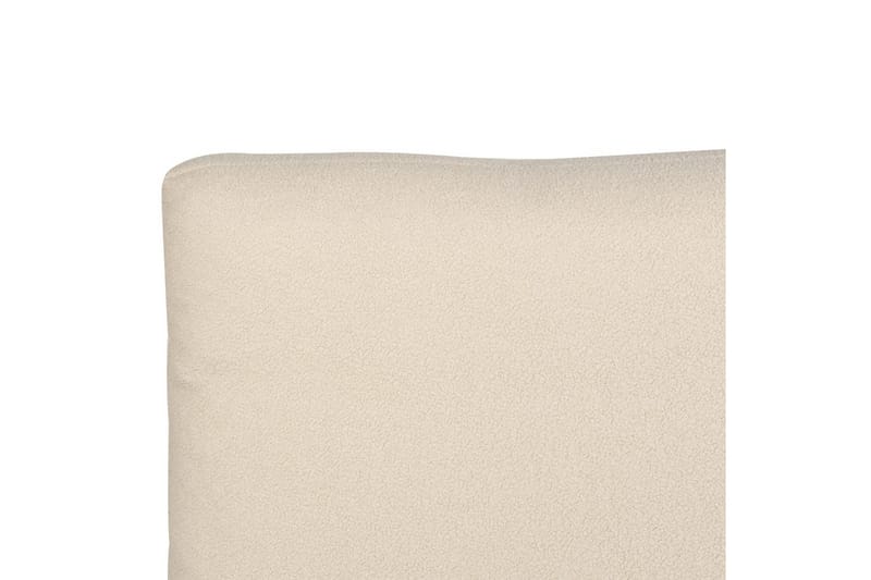 Sänky sälepohjalla Melle - Beige/bouclé, Beige/Bouclé, 160x200 cm - Huonekalut - Sänky - Sänkykehikot & sängynrungot