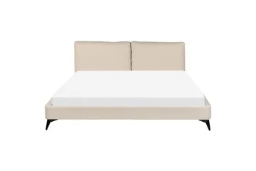 Sänky sälepohjalla Melle - Beige/bouclé, Beige/Bouclé, 180x200 cm - Huonekalut - Sänky - Sänkykehikot & sängynrungot