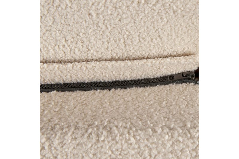 Sänky sälepohjalla Melle - Beige/bouclé, Beige/Bouclé, 180x200 cm - Huonekalut - Sänky - Sänkykehikot & sängynrungot