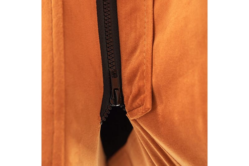 Sänky sälepohjalla Melle - Oranssi, musta/Sametti, Oranssi, musta/sametti, 160x200 cm - Huonekalut - Sänky - Sänkykehikot & sängynrungot