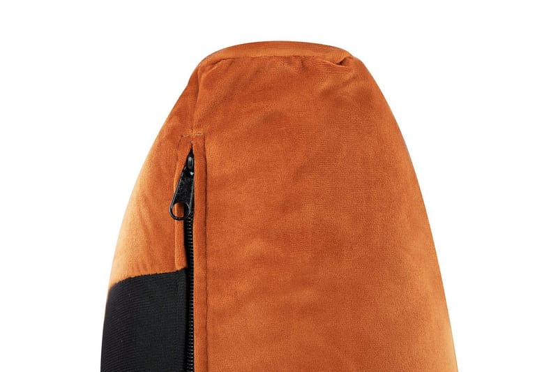 Sänky sälepohjalla Melle - Oranssi, musta/Sametti, Oranssi, musta/sametti, 180x200 cm - Huonekalut - Sänky - Sänkykehikot & sängynrungot